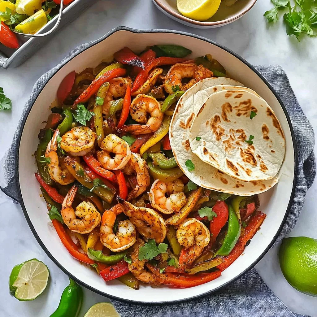 Customizable Shrimp Fajitas: Perfect for Any Diet & Topping Combinations